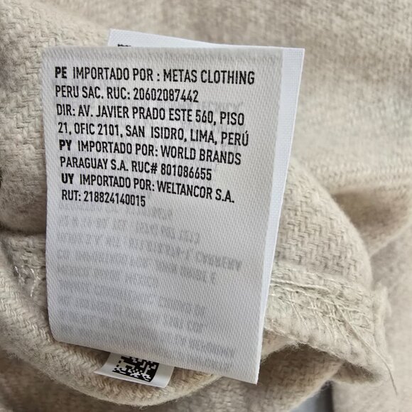 NWT American Eagle M Women's Oversized Fleece & Love Shacket, Sand Medium (AEO) - Picture 12 of 13